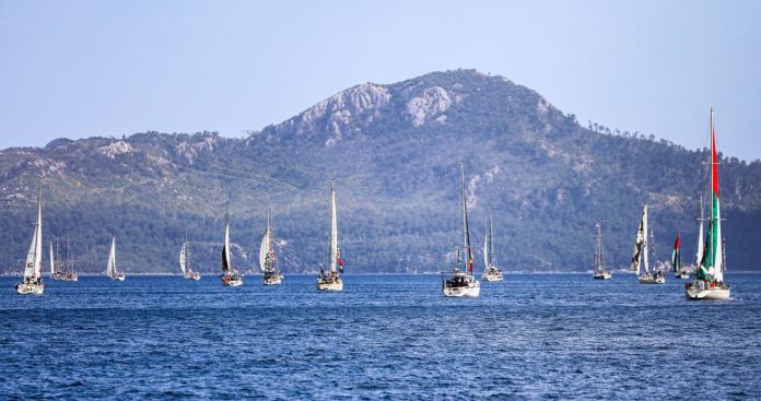 Turchia, partenza della missione Global Sumud Flotilla da Marmaris verso Gaza