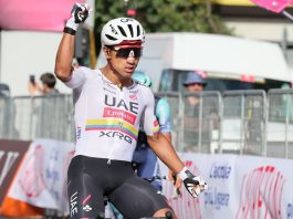 Narvaez si regala il bis al Giro d’Italia e trionfa a Fermo nell’ottava tappa, Eulalio ancora in maglia rosa