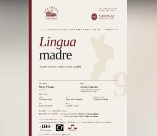 Università La Sapienza, il 9 maggio l’incontro “Lingua madre. Dialetto, tradizioni e memoria della Calabria”