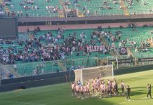 Palermo, in 4 mila per l’allenamento a porte aperte in vista play-off