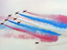 Red Arrows in tournée negli Usa per celebrare i 250 anni dell’indipendenza americana