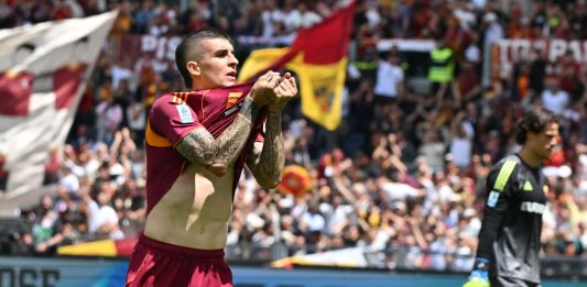 Roma-Lazio 2-0, una doppietta di Mancini vale il derby e il quarto posto