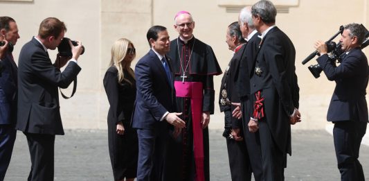 Rubio a Roma, arrivato in Vaticano per l’incontro con Leone XIV