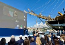 La Nave Vespucci lascia il Porto di Genova, Salis “Ambasciata galleggiante d’Italia”