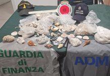 In aeroporto ad Alghero con 6 kg di conchiglie e sabbia, denunciata una turista ungherese