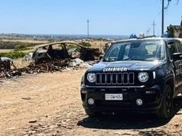 Sequestrata una discarica abusiva con 10 auto rubate nel Cagliaritano