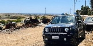 Sequestrata una discarica abusiva con 10 auto rubate nel Cagliaritano