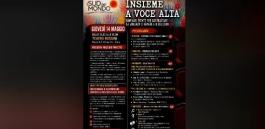 Torchia (I Sud del Mondo) “Una giornata-evento il 14 maggio a Roma per contrastare i fenomeni della violenza di genere e del bullismo”