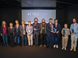 Leonardo e Telespazio premiamo i vincitori della settima edizione del #T-TeC