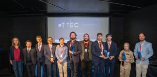 Leonardo e Telespazio premiamo i vincitori della settima edizione del #T-TeC