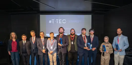 Leonardo e Telespazio premiamo i vincitori della settima edizione del #T-TeC