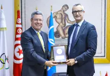 L’ambasciatore d’Italia a Tunisi Alessandro Prunas incontra il presidente del CNOT Boussayene