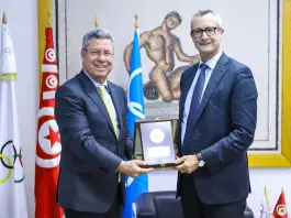 L’ambasciatore d’Italia a Tunisi Alessandro Prunas incontra il presidente del CNOT Boussayene