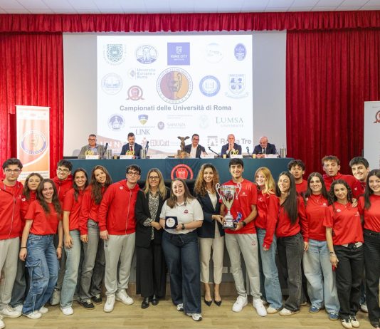 All’UniCamillus la premiazione dei Campionati delle Università di Roma 2025/2026