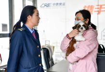 Cina: sui treni cresce la domanda di trasporto di animali per la Festa del Lavoro (2)