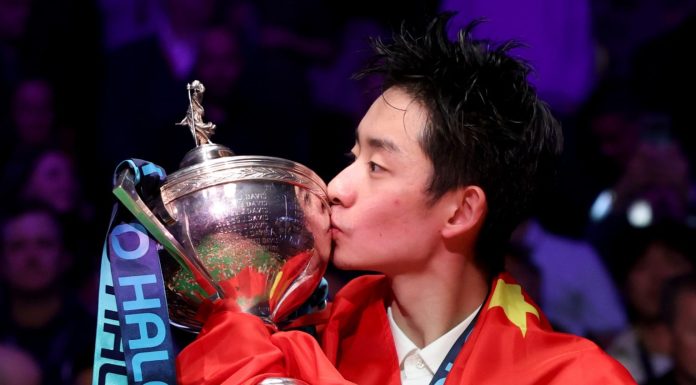 Regno Unito: atleta cinese Wu Yize trionfa a World Snooker Championship 2026 (1)