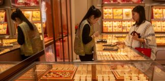 Cina: consumo di oro in aumento del 4,41% nel primo trimestre