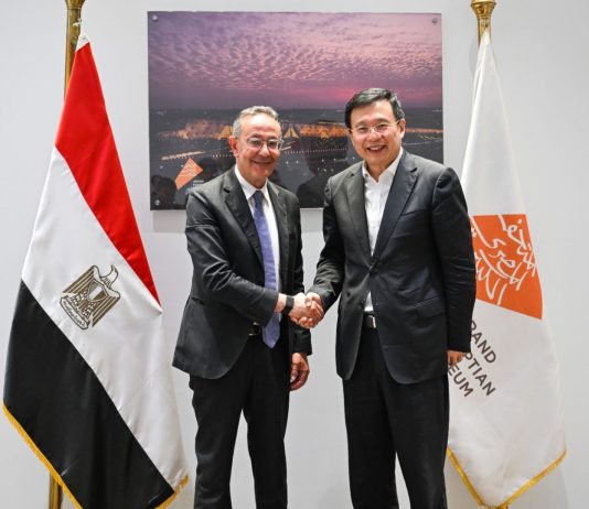 Egitto: Il Cairo, presidente Xinhua incontra CEO del Grande Museo Egizio