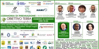 Concorso fotografico “Obiettivo Terra”, il 22 maggio a Roma la cerimonia di premiazione