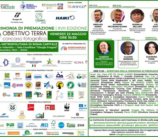 Concorso fotografico “Obiettivo Terra”, il 22 maggio a Roma la cerimonia di premiazione