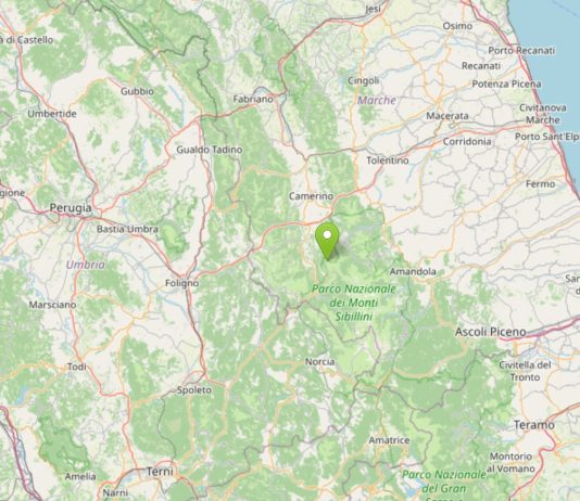 Marche, nella notte una scossa di terremoto di magnitudo 3.6 in provincia di Macerata