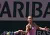 Tennis: la cinese Zheng Qinwen gareggia al Roland Garros (1)