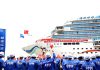 Cina: seconda grande nave da crociera nazionale rientra a Shanghai (1)