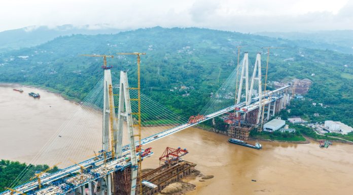 Cina: ponte Shituo sullo Yangtze completa chiusura ferroviaria (1)
