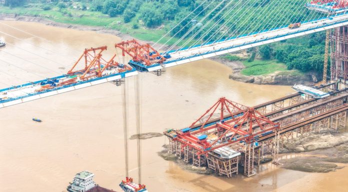 Cina: ponte Shituo sullo Yangtze completa chiusura ferroviaria (3)