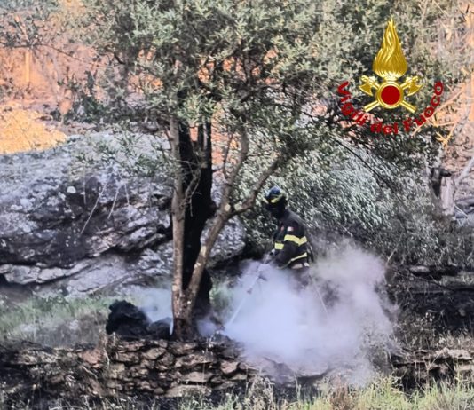 Incendio sul Monte Faeta, arrestata la propagazione del fronte di fiamma. Indagati due operai agricoli / Video