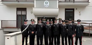 Carabinieri, il Generale Del Monaco visita le Stazioni di Partanna Mondello e Crispi