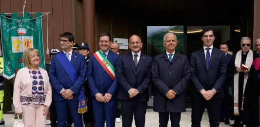 Sisma 2016, Piantedosi inaugura il nuovo Municipio di Arquata del Tronto e firma il protocollo sicurezza
