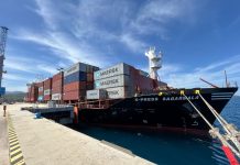 Primo approdo al Porto di Milazzo per la portacontainer X-Press Sagarmala
