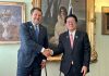 Infrastrutture, Salvini incontra il ministro giapponese Yasushi Kaneko