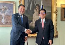 Infrastrutture, Salvini incontra il ministro giapponese Yasushi Kaneko