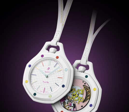 Swatch rende omaggio all’iconico Royal Oak di Audemars Piguet con Royal Pop