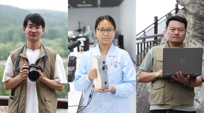Cina: giovane team di restauratori preserva incisioni buddiste su pietra con tecnologie avanzate (3)