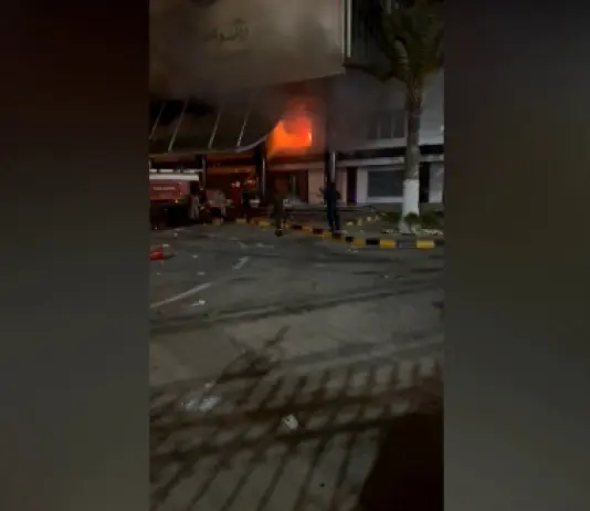 Football fans protest in Tripoli, parts of the prime minister’s office damaged