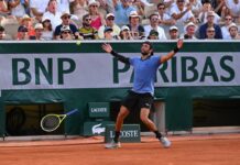 Berrettini vola ai quarti al Roland Garros, Cerundolo battuto in tre set