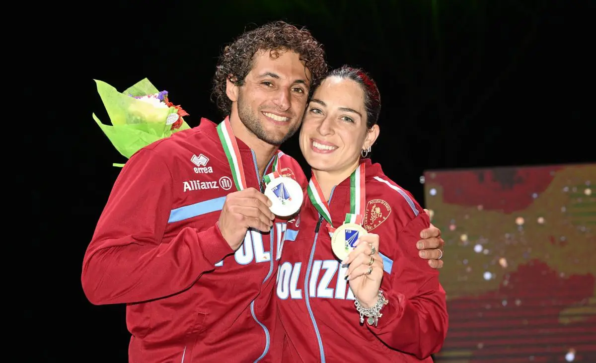 Valerio Cuomo e Alberta Santuccio campioni italiani di Spada