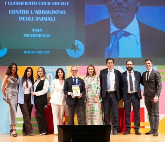 Premio Mediastars, riconoscimento ad Anas per claim in difesa degli animali