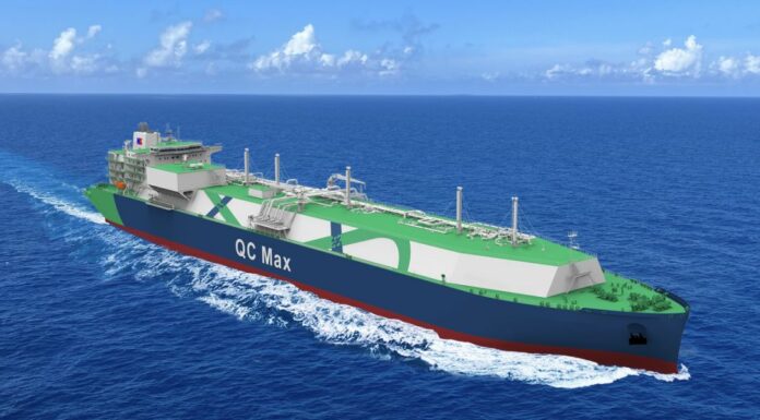 Cina, al via la costruzione di una mega nave per il trasporto di GNL