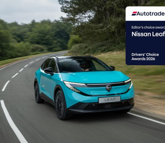 Nissan Leaf “Scelta della redazione” agli Autotrader Drivers’ Choice Awards