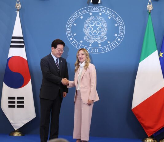 Italia-Corea del Sud, Meloni e Lee Jae Myung “Impegno per Indopacifico e Hormuz”
