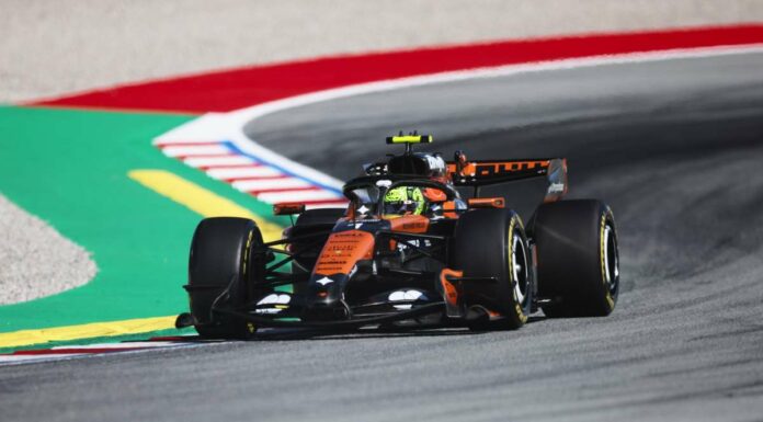 Norris in testa nelle FP2 in Catalogna, Antonelli 5° dietro Leclerc