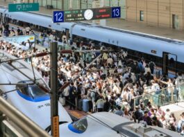 Cina, record di viaggi ferroviari nei primi cinque mesi del 2026