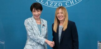 Italia-Giappone, Meloni vede Takaichi “Insieme futuro di sicurezza e prosperità”