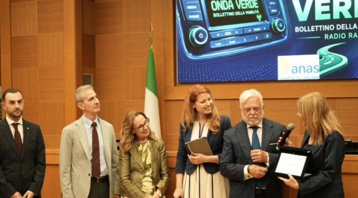 Anas, il premio “Cultura della Mobilità” al programma “Onda Verde” di Rai Isoradio