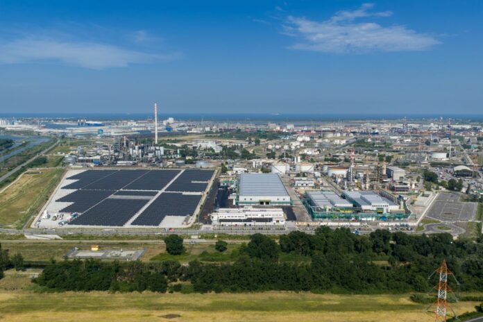 Panoramica Comparto Ambientale Ravenna - impianto fotovoltaico Plenitude (6MW)