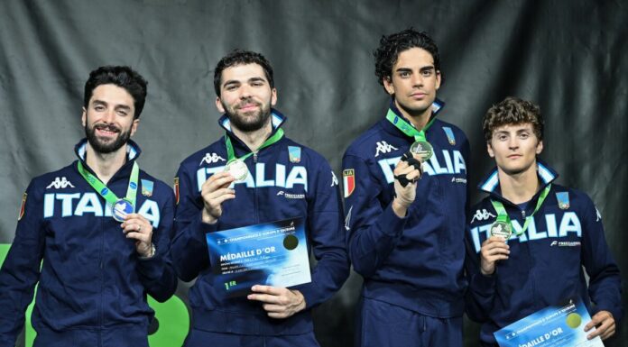 Oro anche nel fioretto maschile, l’Italia chiude gli Europei con 7 medaglie